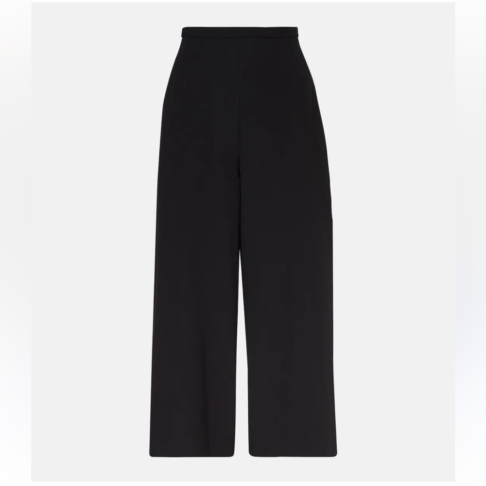 Wilfred Black Crepette wide leg with side zip 8